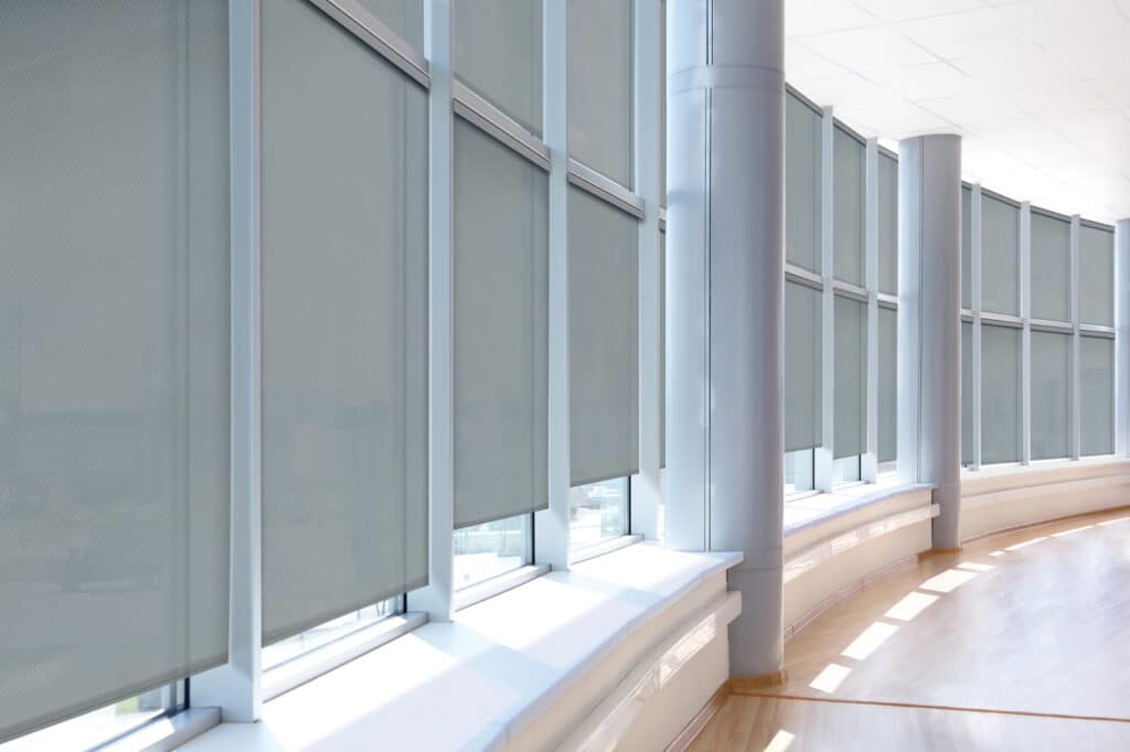 Norman Roller Shades Hallway