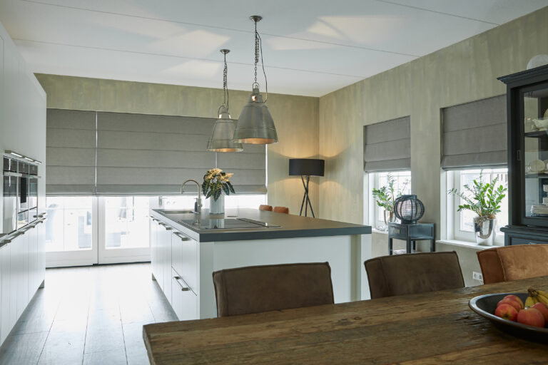 Norman Roman Shade Kitchen