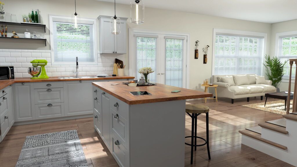 Wood Blinds Automated