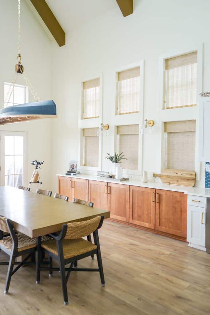 East Dallas Natural Woven Shades Motorized